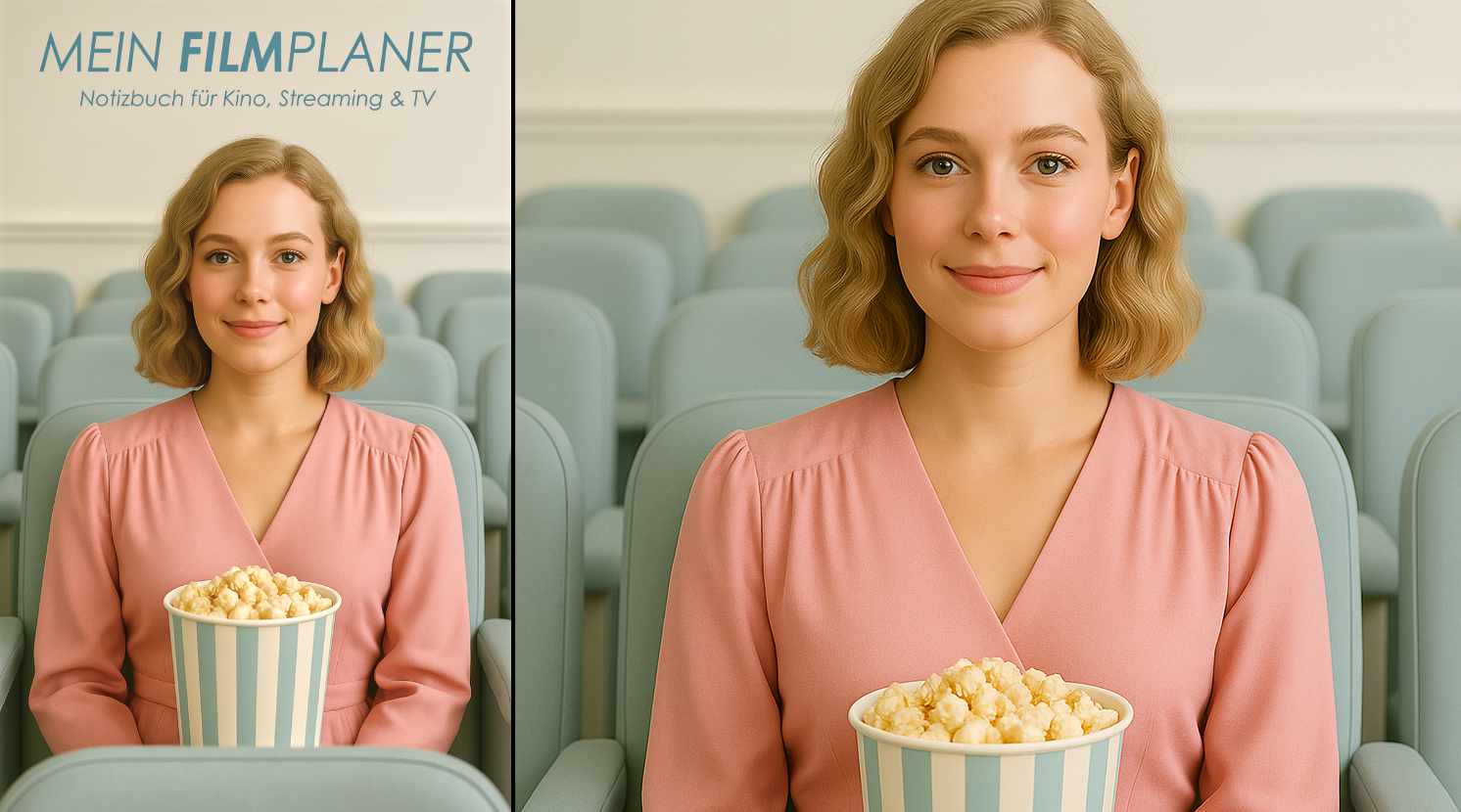 Mein Filmplaner – Notizbuch für Kino, Streaming & TV
