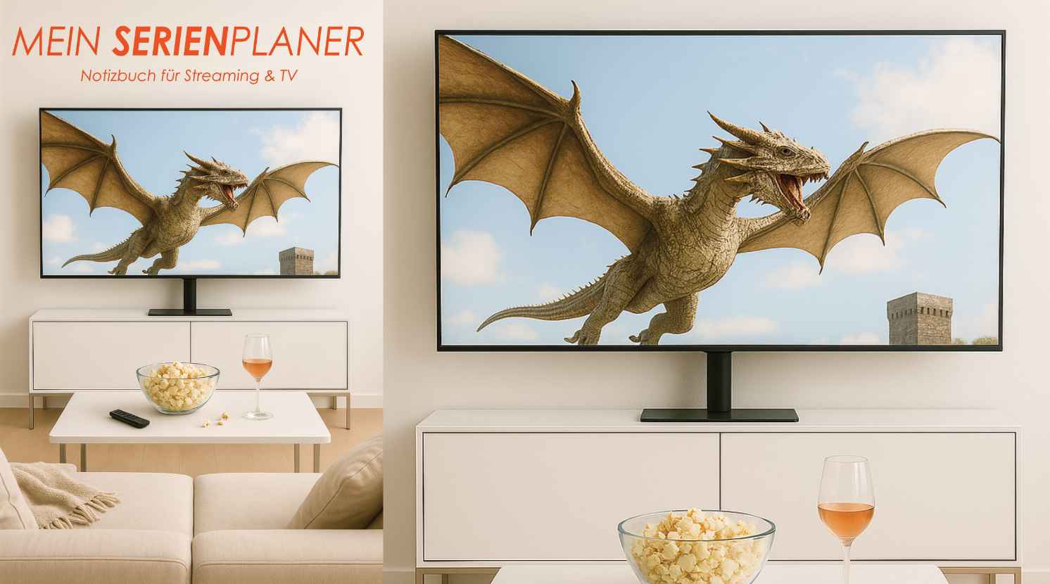 Mein Serienplaner – Notizbuch für Streaming & TV