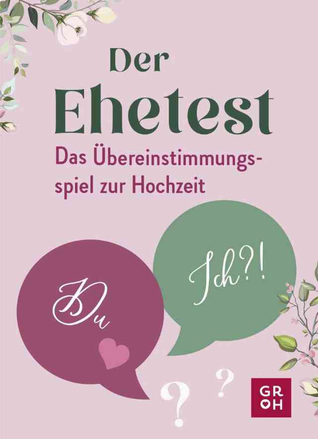 Der Ehetest: Das Übereinstimmungsspiel zur Hochzeit