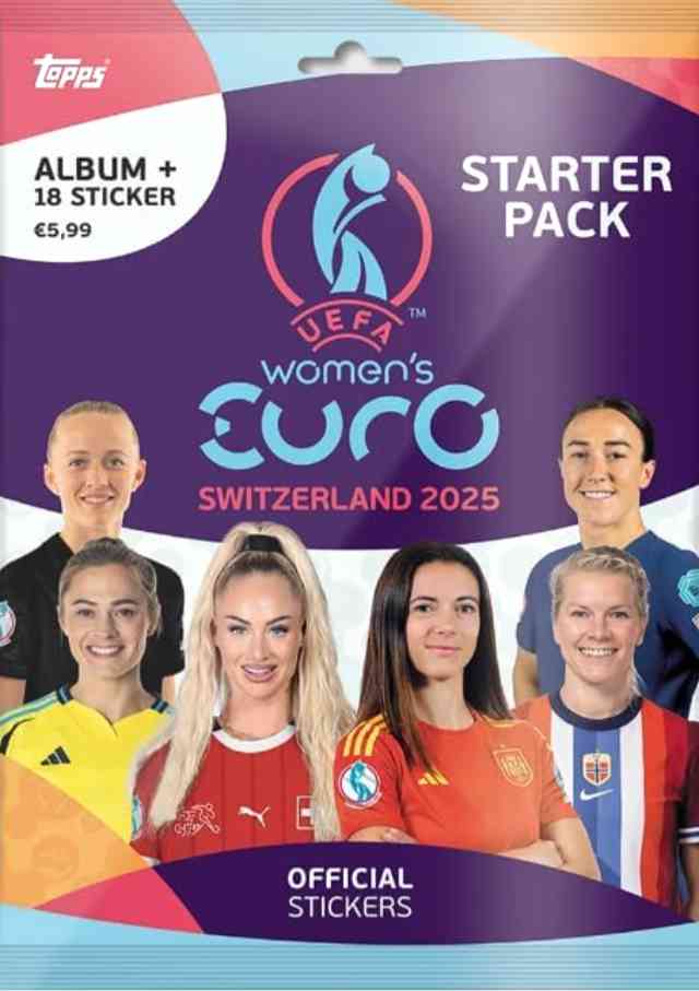 Stickeralbum zur Frauen-EM