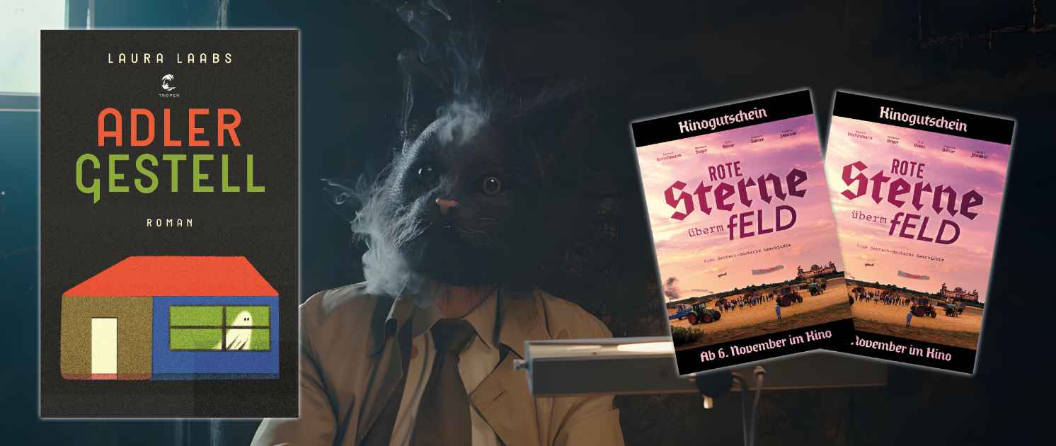 Rote Sterne überm Feld