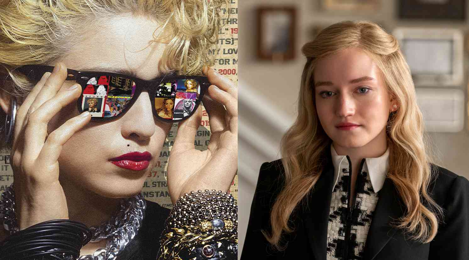 Madonna CD-Cover - Julia Garner in „Inventing Anna“