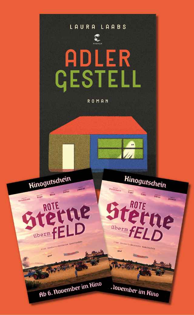 Rote Sterne überm Feld