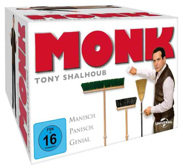 Monk Komplettbox DVD